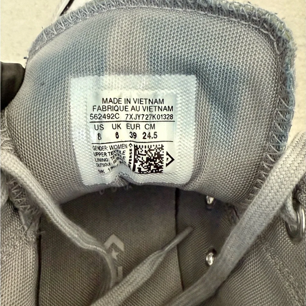 Women’s Converse Classic Gray High-Tops - Picture 8 of 9